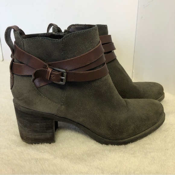 Sam Edelman Hannah Suede Ankle Booties Size 7.5 - Picture 1 of 15